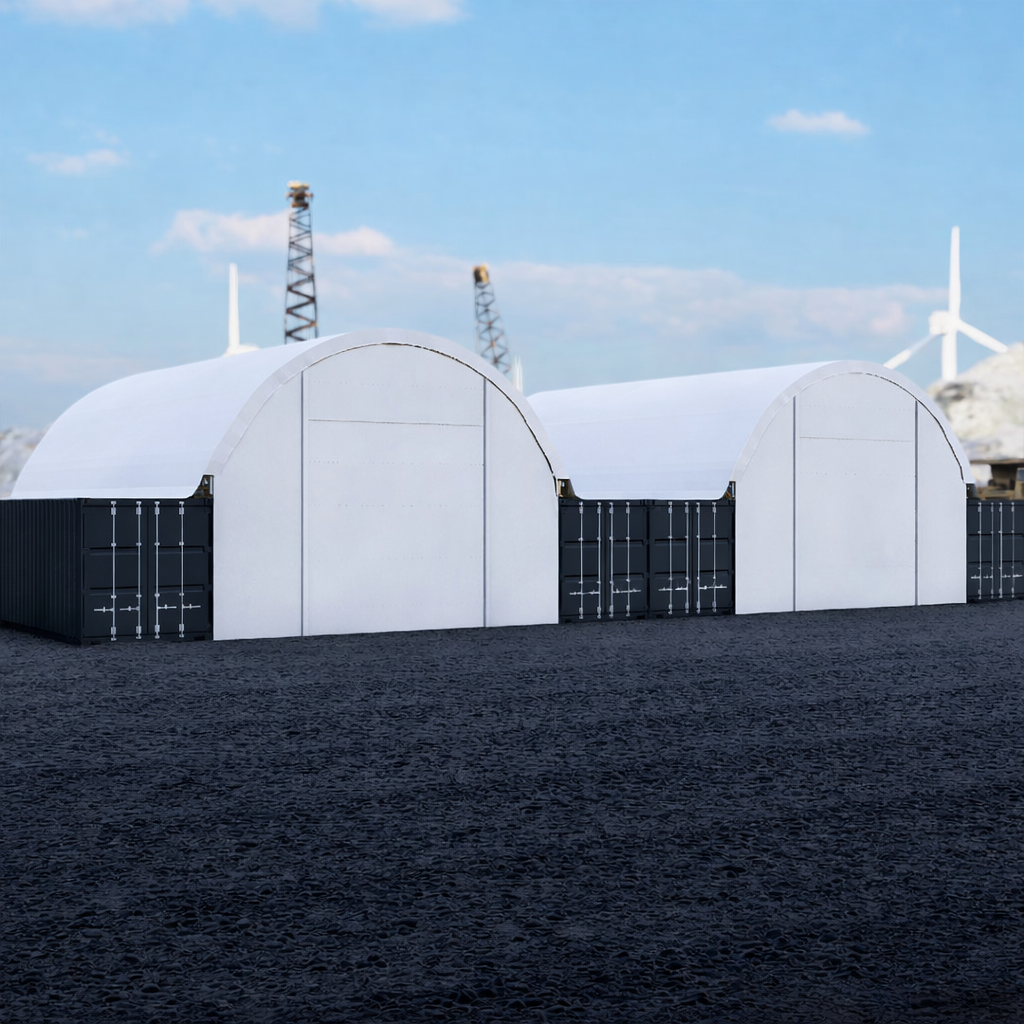 26ft (8m) wide Front Wall with Door & Winch